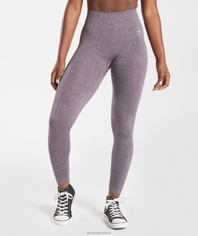 Gymshark adapter les leggings sans couture pour animaux sauvage | lilas musqué femmes 6HF28315
